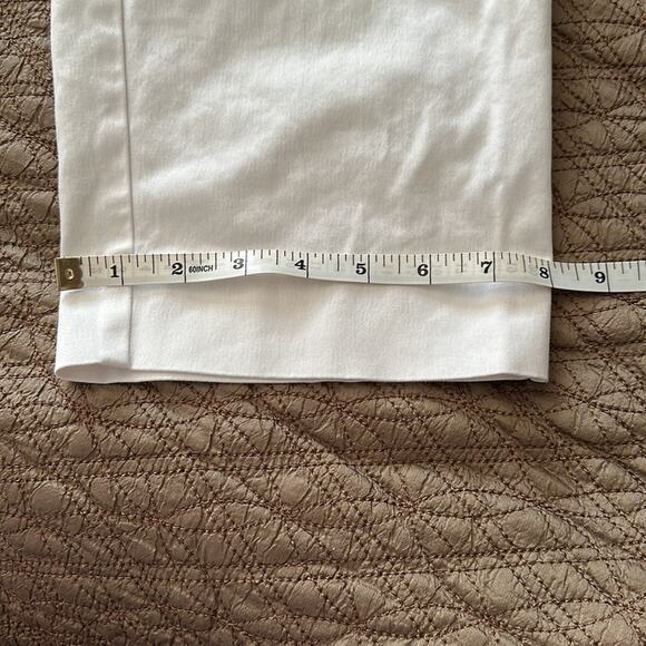 Worthington | Modern Fit White Cropped Pants Size 8 - Picture 8 of 8